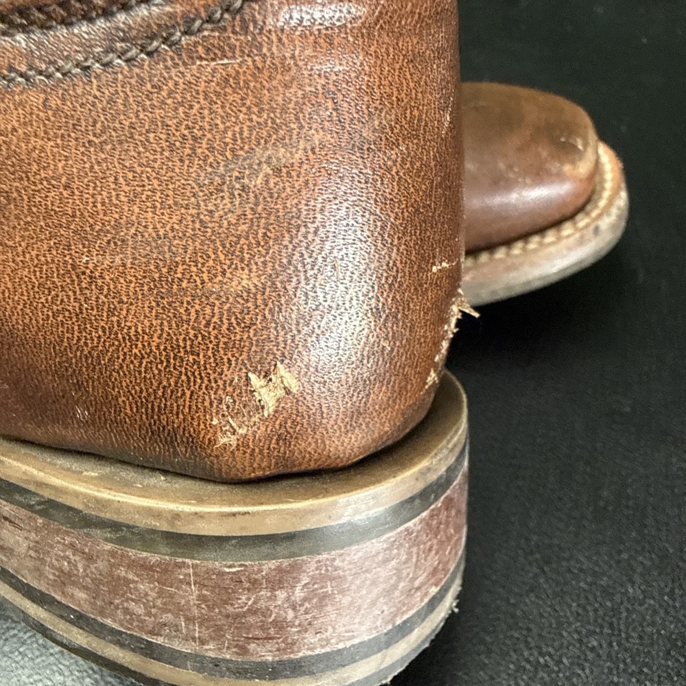 Tin Haul Kids Western Boots Brown Leather Size 13 - Picture 7 of 13